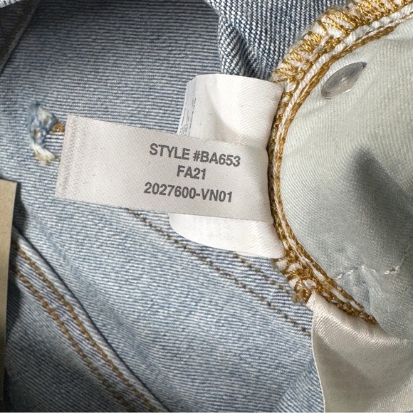 {J. Crew} "90's Classic Straight in Honeydew Wash" Stretch Denim Jeans - Picture 7 of 8